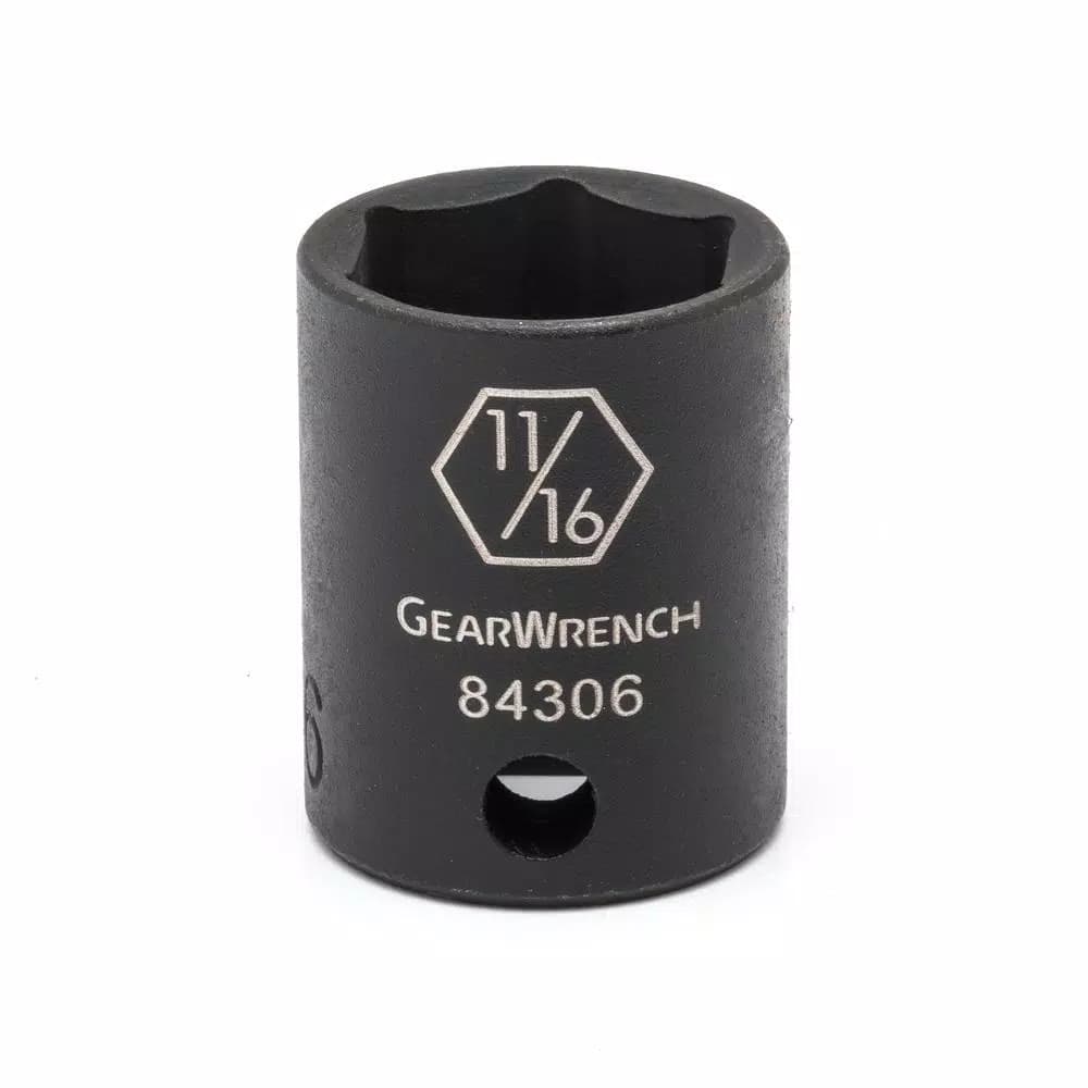 GearWrench 44-Piece 3/8 in. Drive SAE/Metric Deep Impact Socket Set