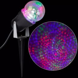 LightShow Colorful Swirls LED Outdoor Holiday Light Projection Projector thumbnail 2