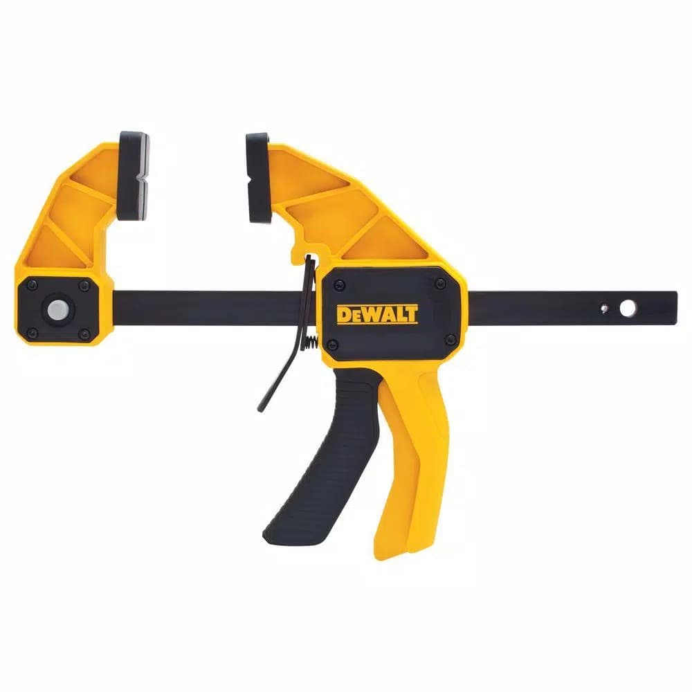 DEWALT 6 in. Trigger Clamp with 300 lbs. Clamping Strength and 3.25 in. Throat Depth