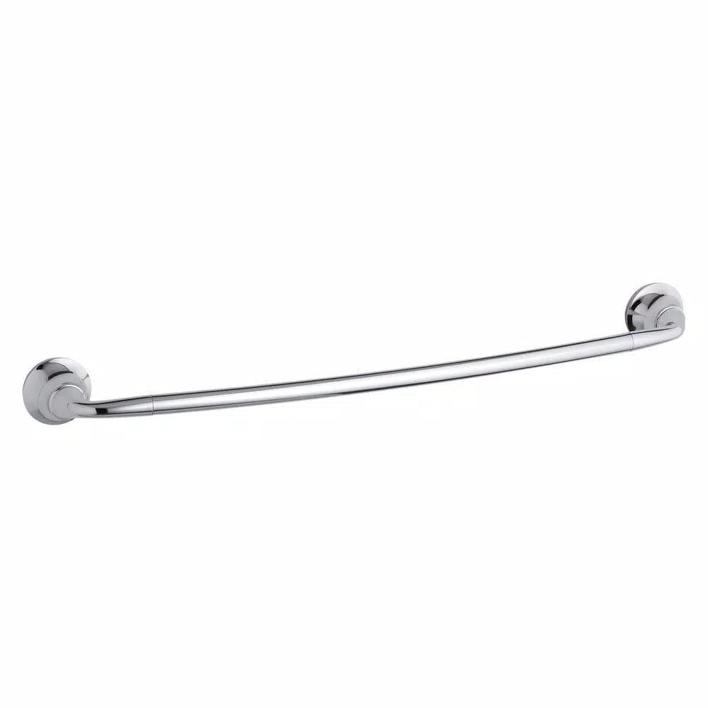 KOHLER Forte Sculpted 3-Piece Polished Chrome Bathroom Hardware Set