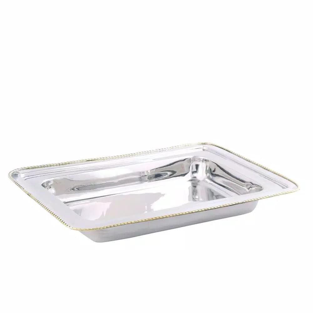 Old Dutch 8 Qt. Stainless Steel Oval Food Pan for Chafing Dishes