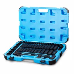 Capri Tools 61-Piece 1/2 in. Drive SAE/Metric Master Impact Socket Set with Extensions & Universal Joint thumbnail 1