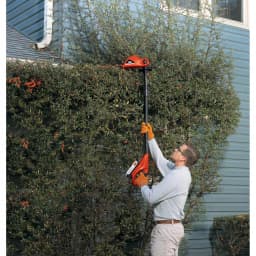 BLACK+DECKER 20V MAX Cordless Pole Hedge Trimmer with 1.5 Ah Battery and Charger thumbnail 13