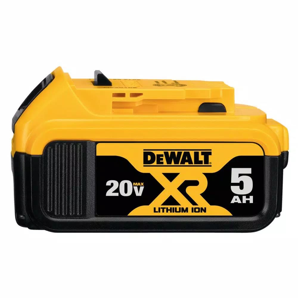 DEWALT 20V MAX XR Premium Lithium-Ion 5.0 Ah Battery Pack, 5-Pack
