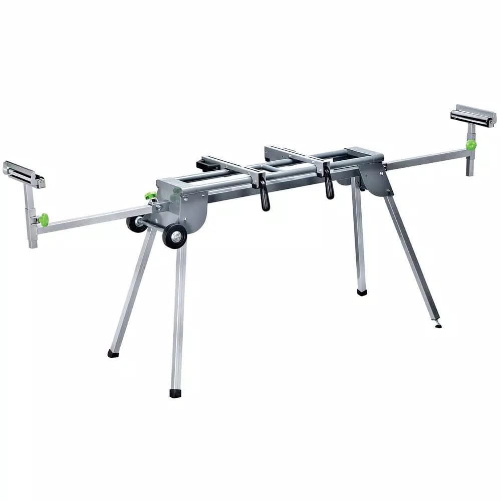 Genesis Heavy-Duty Folding Miter Saw Stand with Wheels and All-Steel Construction