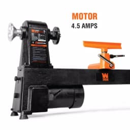 WEN 12 in. x 18 in. 5-Speed Benchtop Wood Lathe, 4.5 Amp thumbnail 9