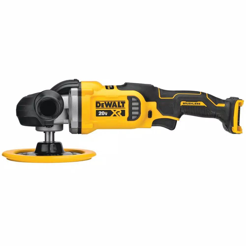DEWALT 20V MAX XR Cordless Brushless 7 in. Variable Speed Rotary Polisher (Tool-Only)