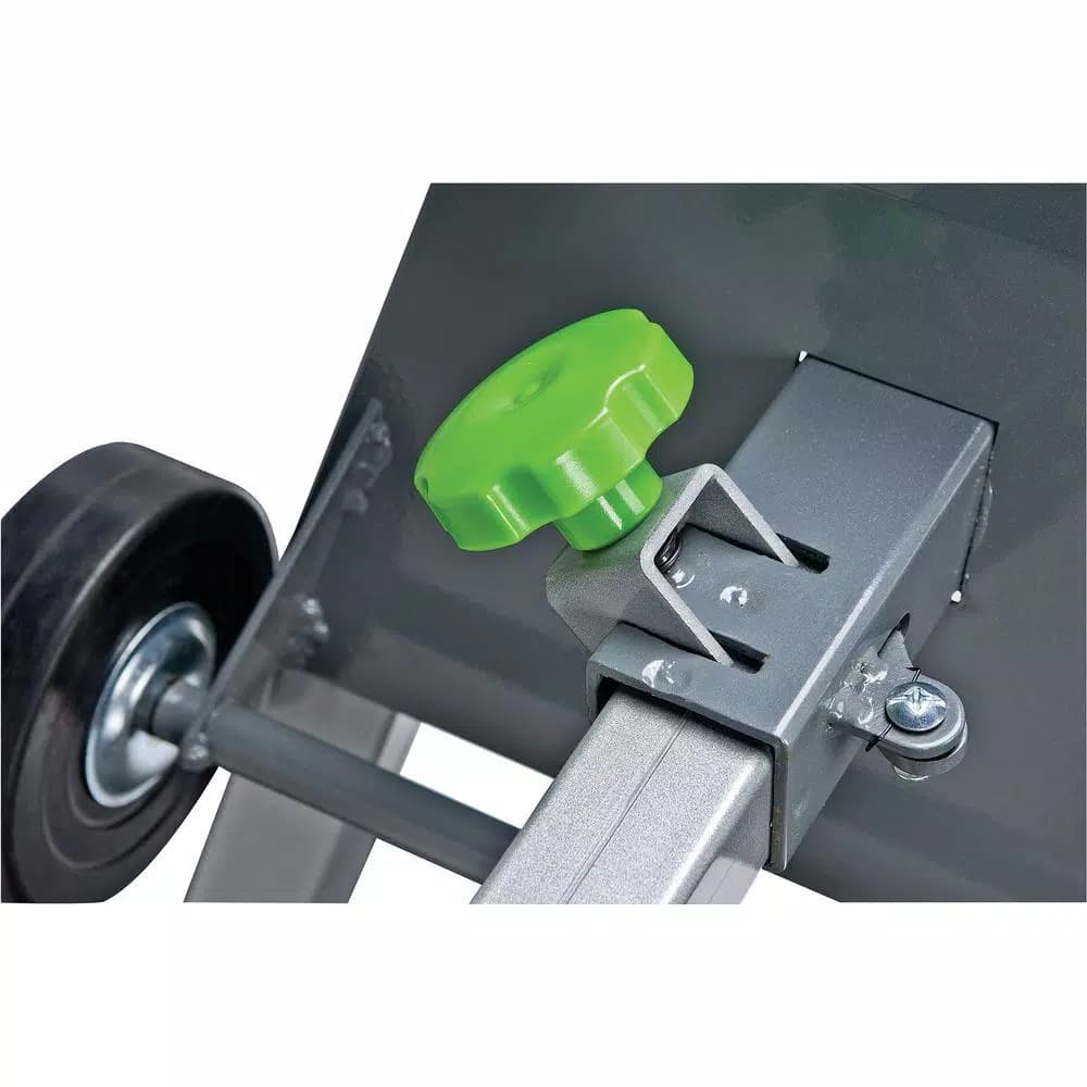 Genesis Heavy-Duty Folding Miter Saw Stand with Wheels and All-Steel Construction