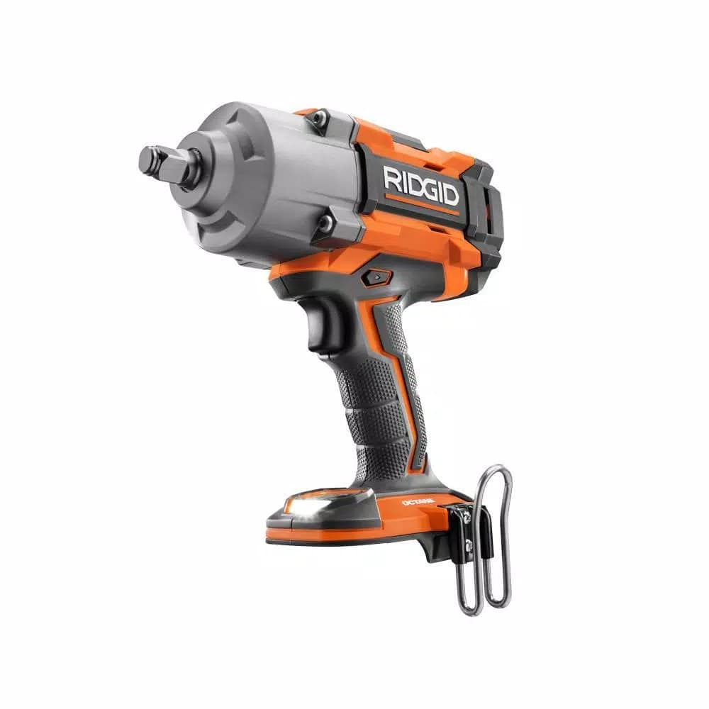 RIDGID 18V OCTANE Brushless 1/2 in. High Torque 6-Mode Impact Wrench (Tool-Only)