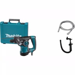 Makita HR2811F 7 Amp SDS-Plus Corded Rotary Hammer Drill with Dust Collection Attachment & Vacuum Hose Kit thumbnail 1