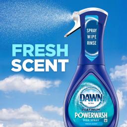 Dawn Platinum Powerwash Dish Spray Fresh Scent Bundle - 1 Starter Kit (16 oz) + 1 Refill (16 oz) thumbnail 11