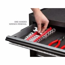 TEKTON 12-Tool Store-and-Go Stubby Wrench Rack Keeper, Red thumbnail 11