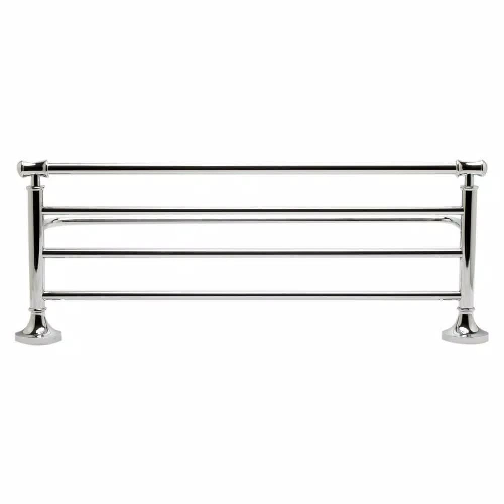 ALFI BRAND AB9583 23.63 in. Wall Mount Towel Rack with Shelf, Polished Chrome