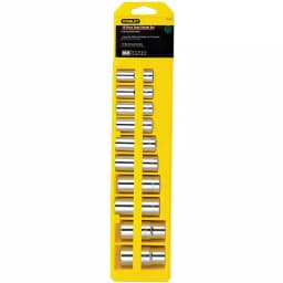 Stanley Professional Grade 3/8 in. Drive 6-Point Metric Deep Socket Set, 10-Piece thumbnail 2
