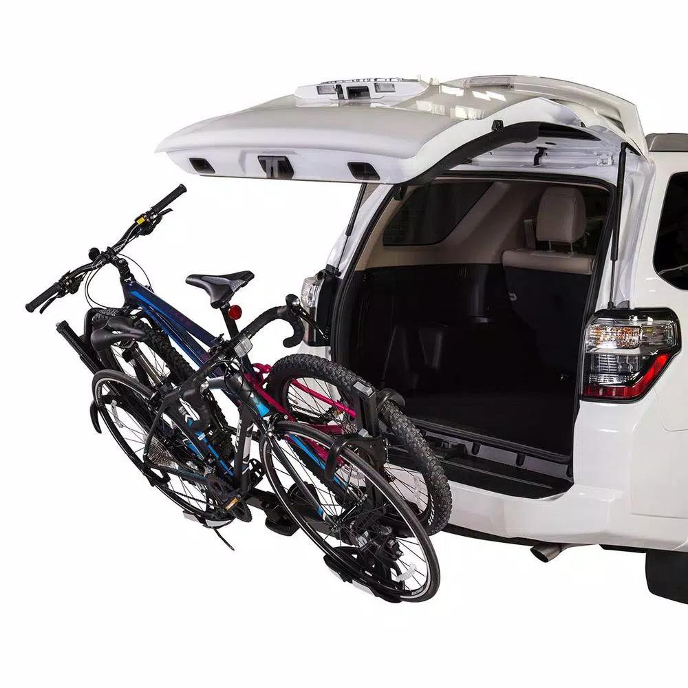 SARIS Superclamp 2-Bike Tray Hitch Bike Rack, 70 lbs Capacity, Black