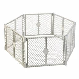 Unbranded North States Super Yard Classic 6-Panel Portable Play Yard, Gray thumbnail 1