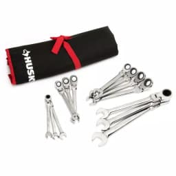 Husky 13-Piece Master Metric Flex Head Ratcheting Wrench Set thumbnail 1