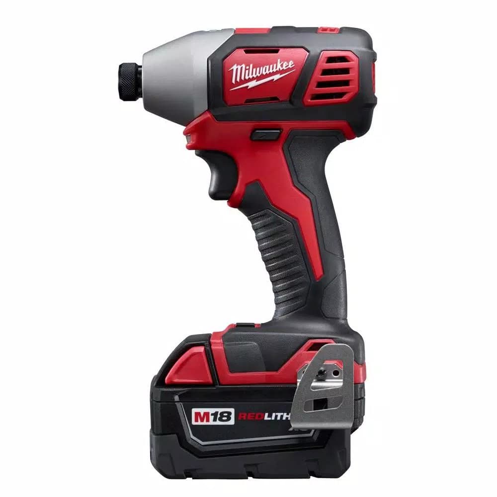 Milwaukee M18 18V Lithium-Ion 1/4 in. Hex 2-Speed Impact Driver Kit with (2) 3.0Ah Batteries, Charger, and Case