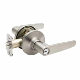 Copper Creek Daley Satin Stainless Keyed Entry Door Lever thumbnail 1
