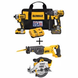 DEWALT 20V MAX XR Brushless Combo Kit with FLEXVOLT 6.0Ah Battery, Circular Saw & Reciprocating Saw thumbnail 1