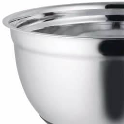 Home Basics Stainless Steel 5 Qt. Mixing Bowl with Non-Skid Silicone Bottom thumbnail 2
