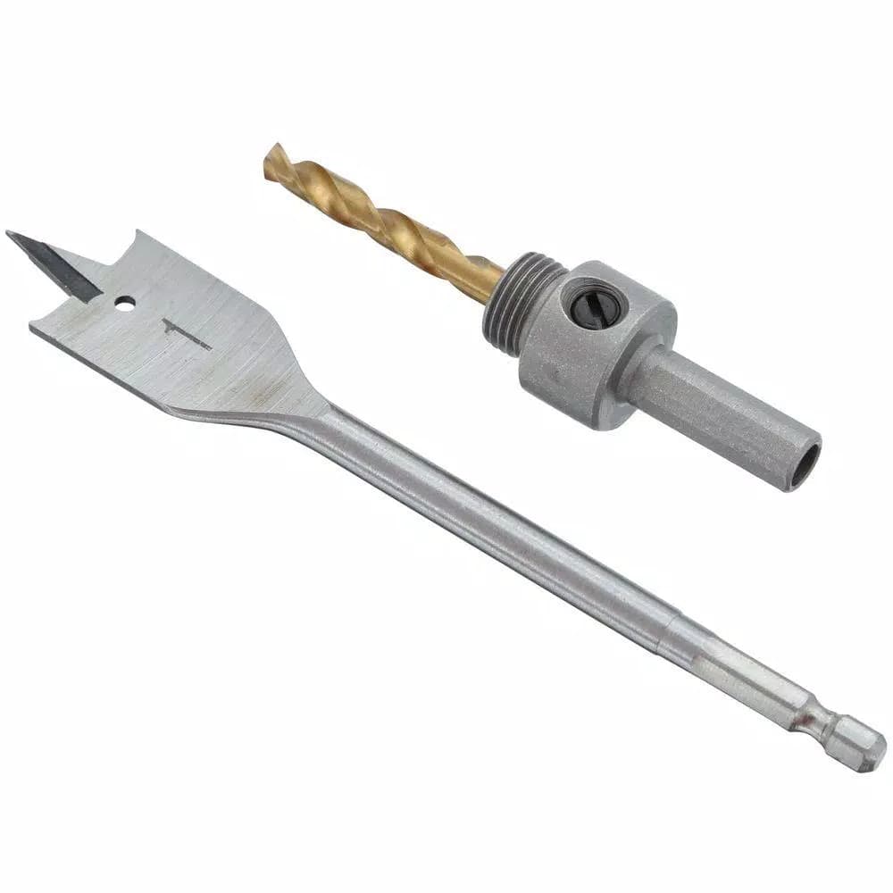 RYOBI Wood/Metal Door Lock Installation Kit with Dual Backset Adjustment