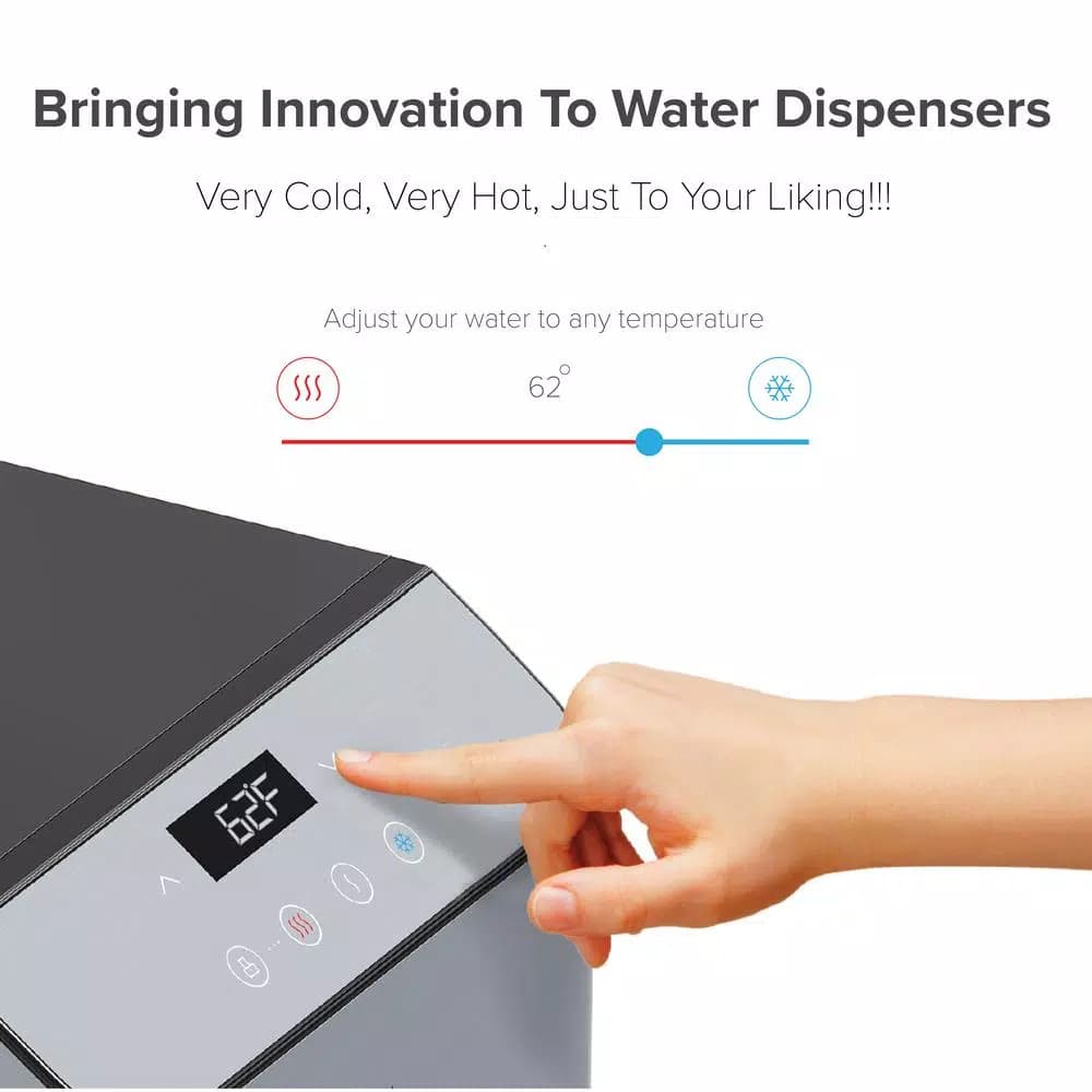 Brio Moderna Self-Cleaning Bottom Loading Water Cooler - Stainless Steel
