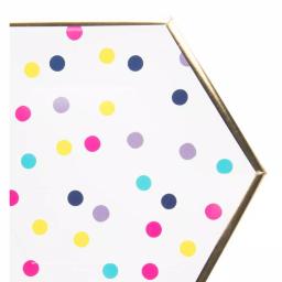 Sugar Plum Party SugarPlum Collection Confetti Hexagon Paper Dinner Plates, 16-Piece Set thumbnail 2