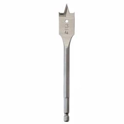 Milwaukee 3/4 in. x 6 in. High Speed Steel Spade Wood Boring Bit with 1/4 in. Hex Shank thumbnail 1