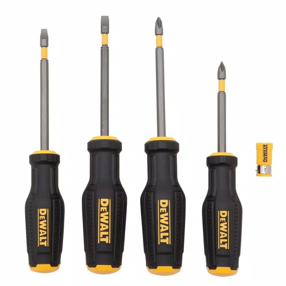 DEWALT MAXFIT 4-Piece Screwdriver Set with 25 ft. Tape Measure Combo Kit