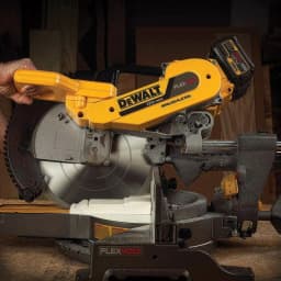 DEWALT 12 in. FLEXVOLT Brushless Sliding Compound Miter Saw Kit with Rolling Stand thumbnail 12