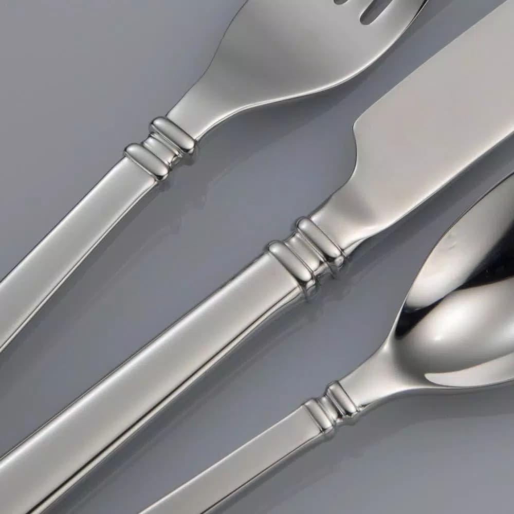 Oneida Shaker 18/0 Stainless Steel Dinner Forks, Set of 12