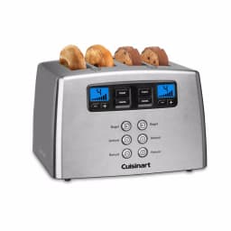 Cuisinart 4-Slice Stainless Steel Wide Slot Leverless Toaster with Motorized Lift thumbnail 3