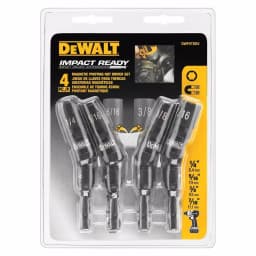 DEWALT 4-Piece Magnetic Pivoting Nut Driver Set for Impact Drivers thumbnail 1