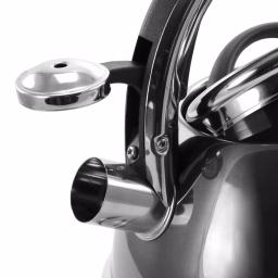 Mr. Coffee Kelton 2 Qt. Stainless Steel Whistling Tea Kettle by Gibson Mr. Coffee thumbnail 3