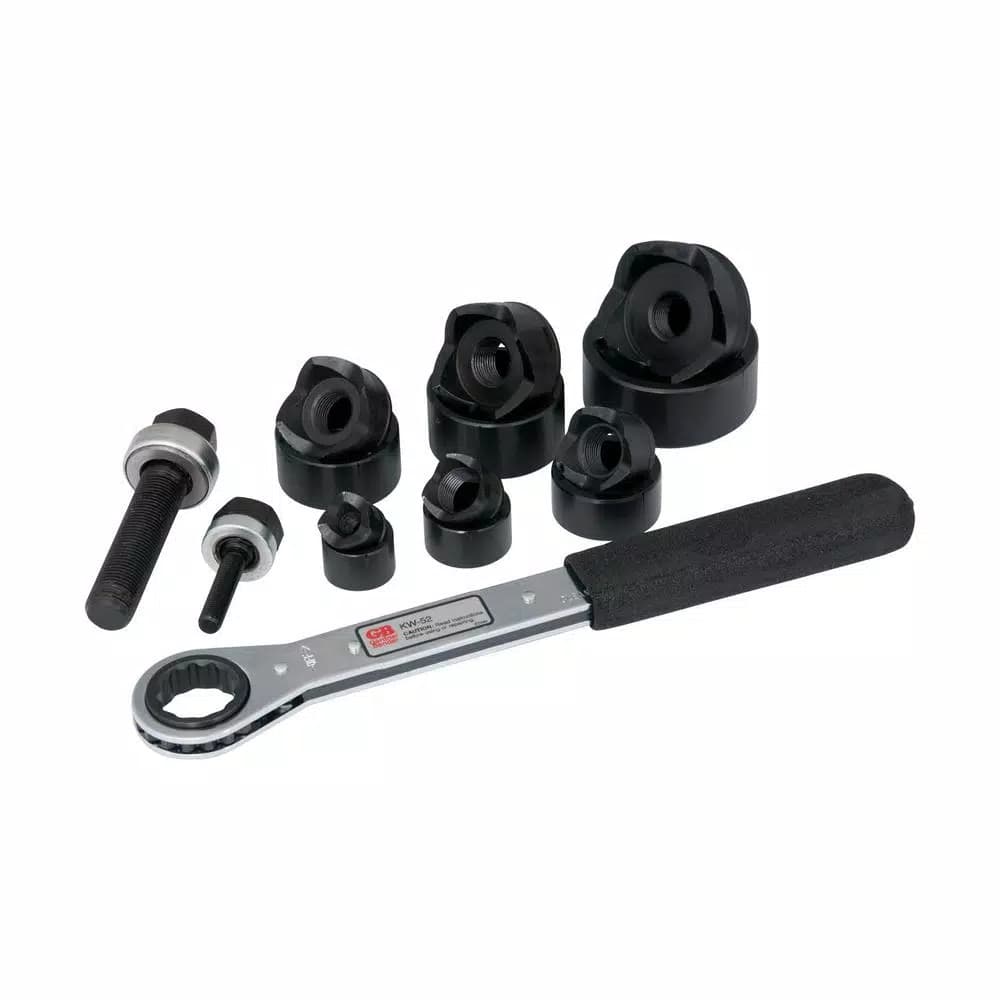 Gardner Bender Mechanical Slug-Out Set with KW52 Ratchet Wrench, 1/2 in. to 2 in. Conduit Sizes