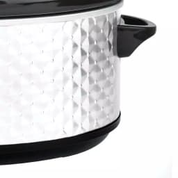 Brentwood Appliances SC-157W 7 Qt. Pearl Slow Cooker with Tempered Glass Lid thumbnail 6