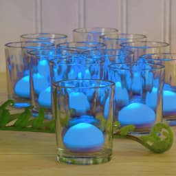 LUMABASE Blue Floating Blimp LED Lights, Waterproof Battery Operated Decorative Lights (12-Count) thumbnail 3
