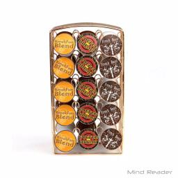 Mind Reader Rose Gold Mesh K-Cup Storage Rack - 30 Capacity Coffee Pod Carousel for Keurig thumbnail 4