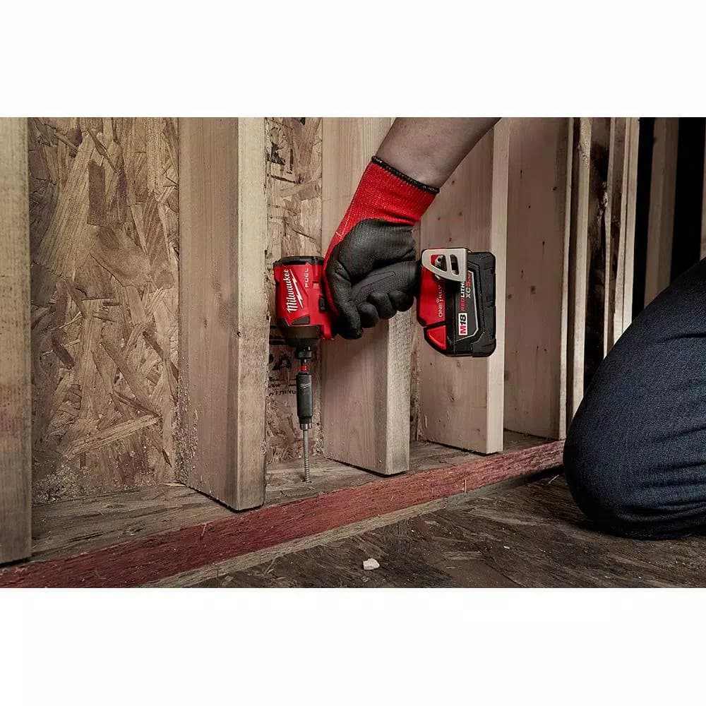 Milwaukee M18 FUEL 1/4 in. Hex Impact Driver Kit with (2) 5.0 Ah Batteries & Charger, ONE-KEY