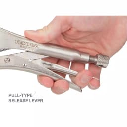 TEKTON 2-Piece Curved Jaw and Long Nose Locking Pliers Set thumbnail 4