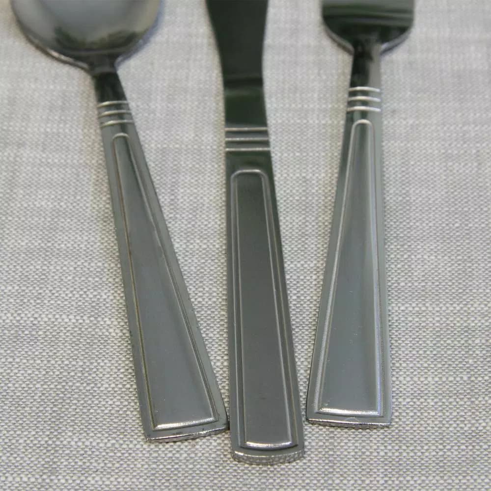 Gibson Home Astonshire 45-Piece Stainless Steel Flatware Set, Service for 8