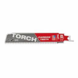 Milwaukee 6 in. 7 TPI The TORCH Carbide & Nitrus Carbide Reciprocating Saw Blade 4-Pack thumbnail 3