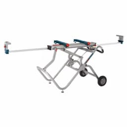 Bosch T4B Gravity Rise Miter Saw Stand with Wheels and Rapid-Release Mounts thumbnail 6