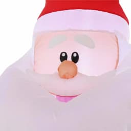 Home Accents Holiday 3.5 ft. Pre-Lit Airblown Inflatable Santa Holiday Decor thumbnail 2