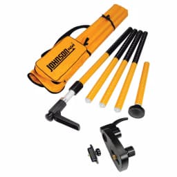 Johnson Adjustable Interior Laser Level Pole with Quick Release Clamp and Carrying Case thumbnail 2