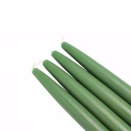 Zest Candle 6 in. Hunter Green Taper Candles, Set of 12 thumbnail 2