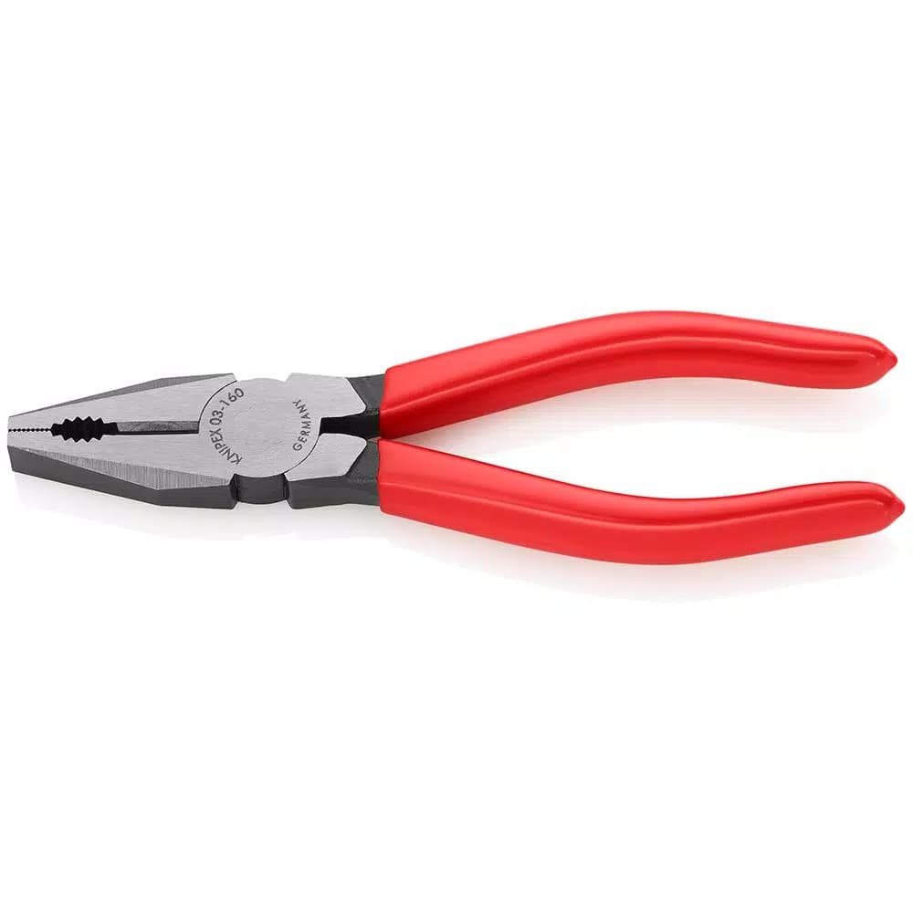 KNIPEX 6-1/4 in. Combination Pliers, Induction Hardened Steel, VDE Tested