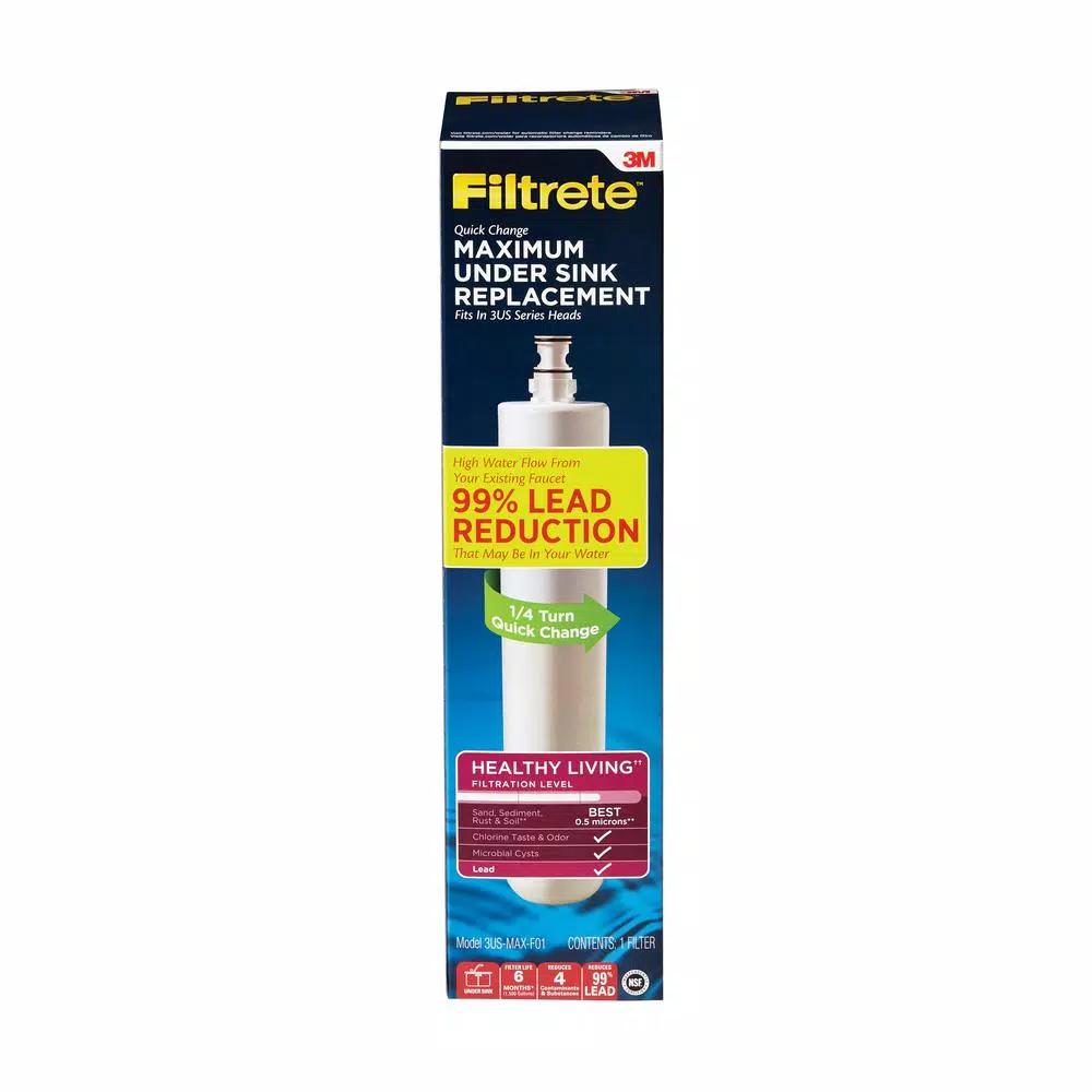 Filtrete Maximum Under Sink Water Filtration Filter Replacement