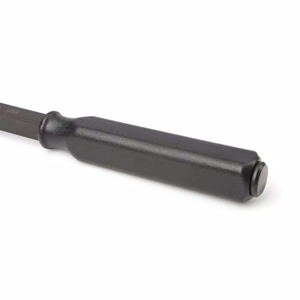 TEKTON 36 in. Angled Tip Pry Bar with Steel Striking Cap